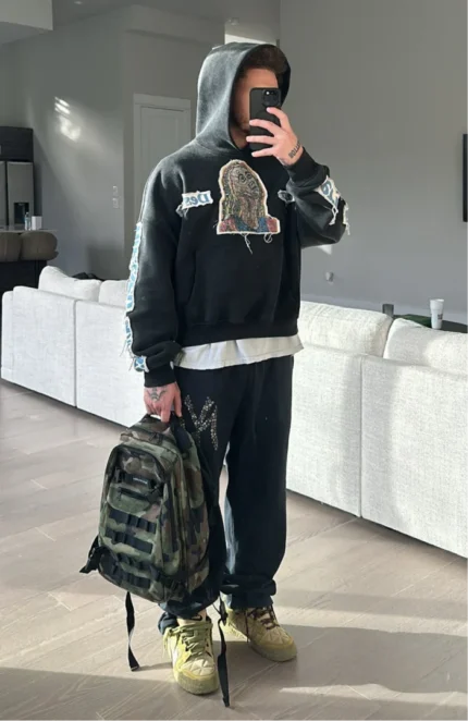 Bottega Desires Eternal Desires Hoodie Black