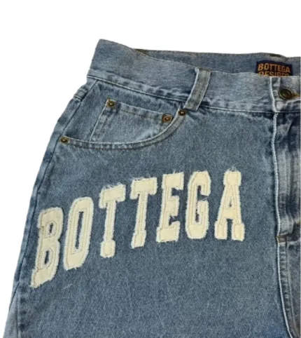 Bottega Desires Denim Shorts Blue