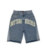 Bottega Desires Denim Shorts Blue