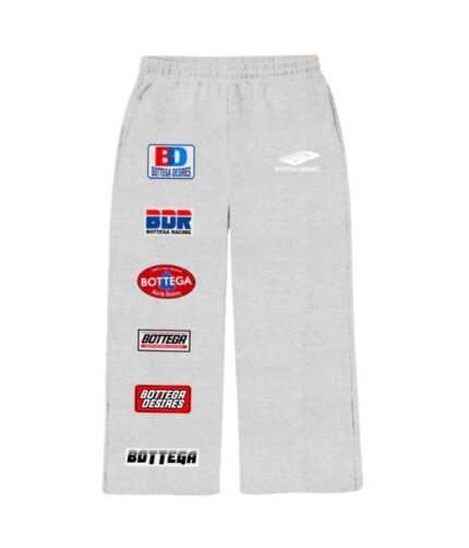 Bottega Desires BDR Patches Sweat Pants Gray