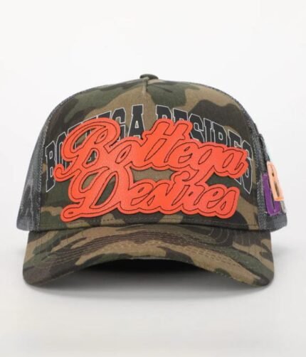 Bottega Desires Truckers Hat Camo