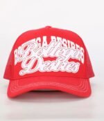 Bottega Desires Truckers Hat Sexy Red