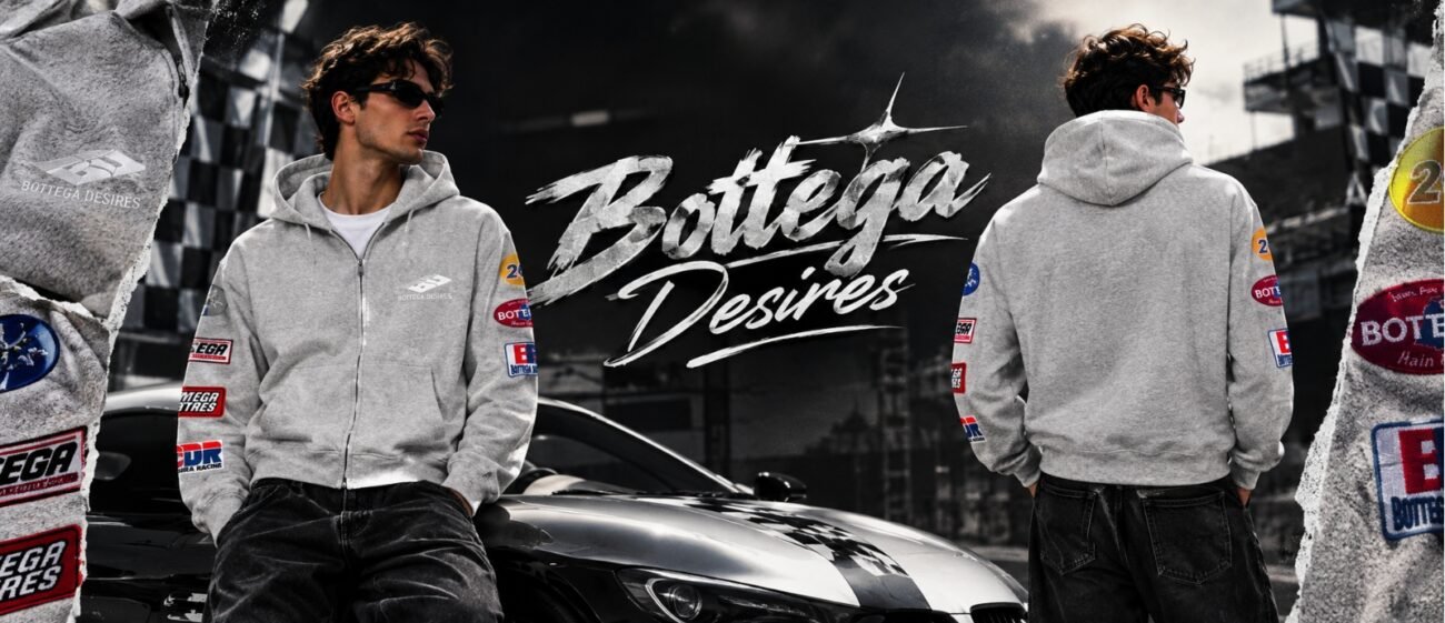 Bottega Desires Hoodie Modern Design for Effortless Style
